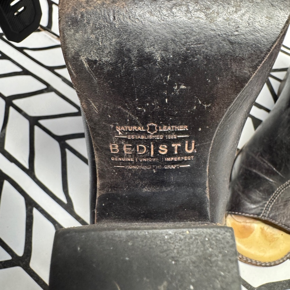 BED|STU Onset Peep Toe Ankle Boots in 9.5 - Picture 7 of 8